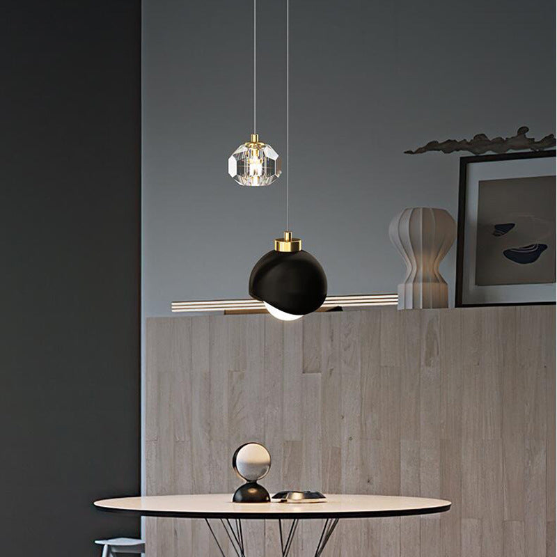 Modern Gold Globe Pendant Light, Luxury Hanging Ceiling Lamp for Kitchen, Dining Room, Bedroom & Living Room