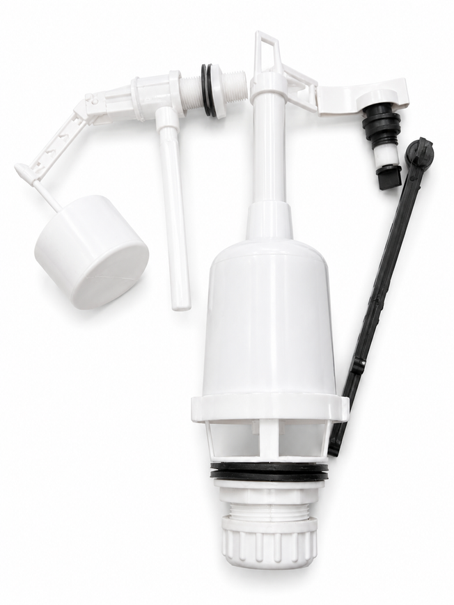 Ewc Toilet Cistern Fitting Kit, Complete Internal Flush & Fill Valve Set, Premium Quality Bathroom Fittings, Gold-x