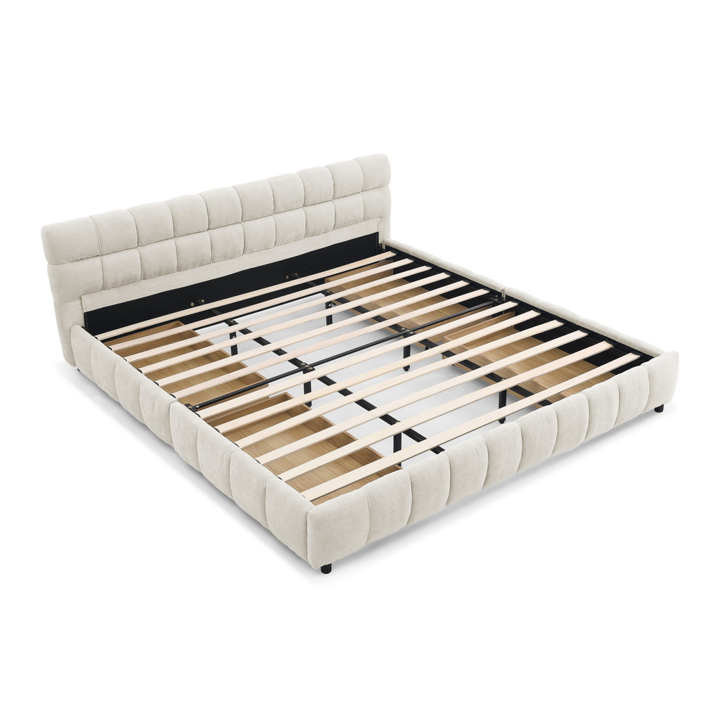 King Size Upholstered Bed