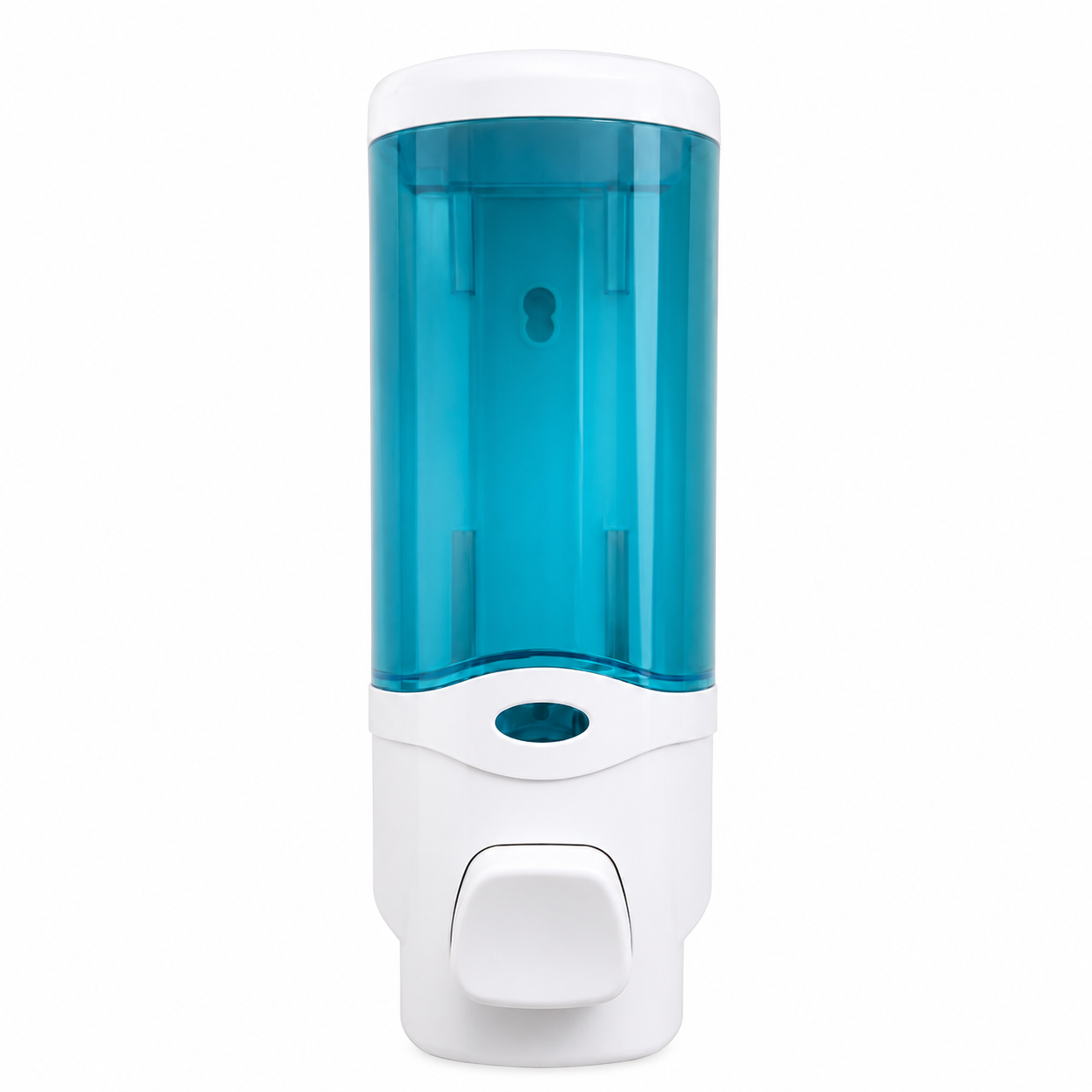 Blue Line Wall Mount Soap Dispenser, Premium Manual Liquid Soap Dispenser for Bathroom & Kitchen, Gold-x