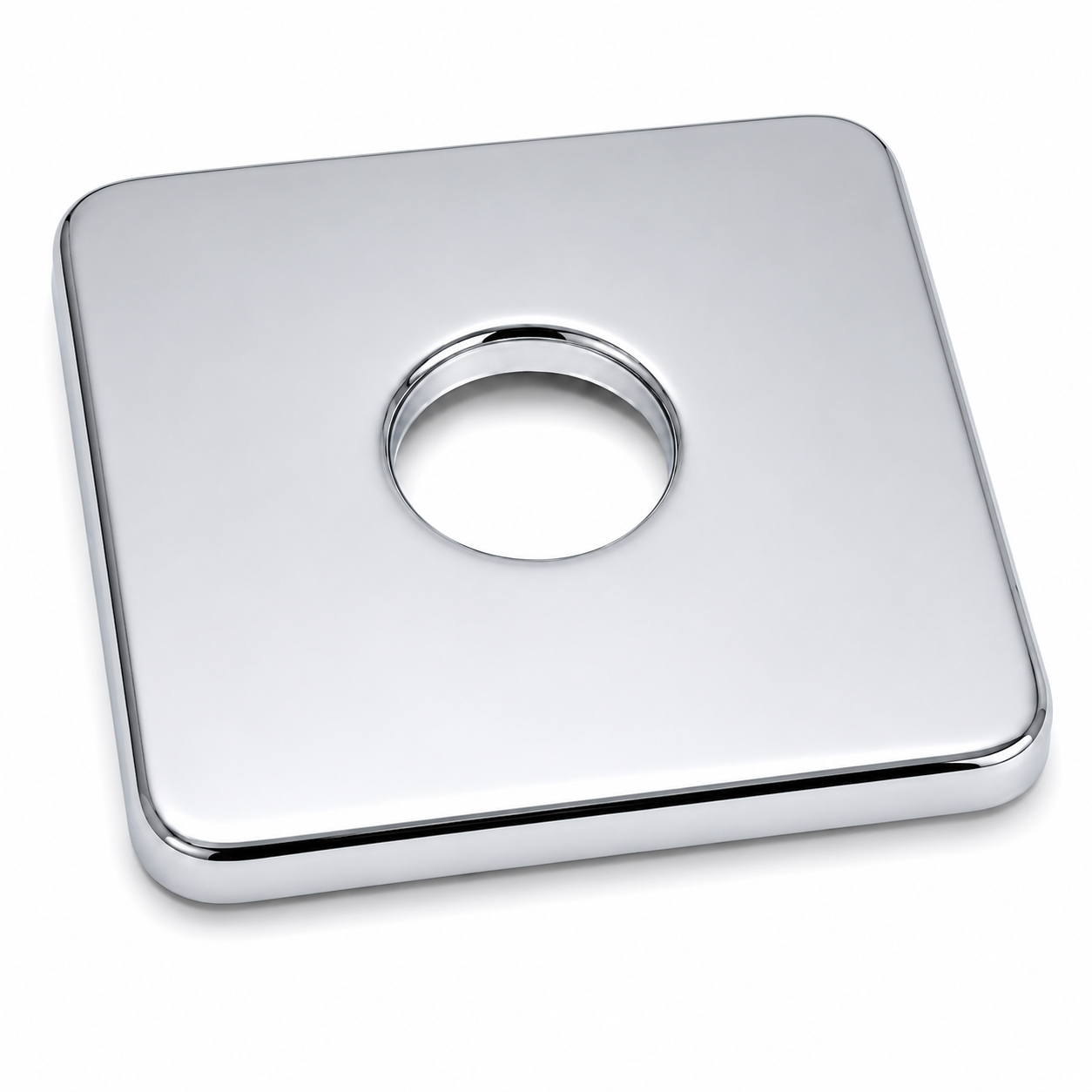 Stainless Steel Square Flange – SS Square Wall Flange for Shower Arm, Pipe & Bathroom Fittings, Gold-x