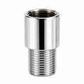 Stainless Steel Extension Nipple, Male x Female Thread Connector, Heavy-Duty Plumbing Extension, Gold-x