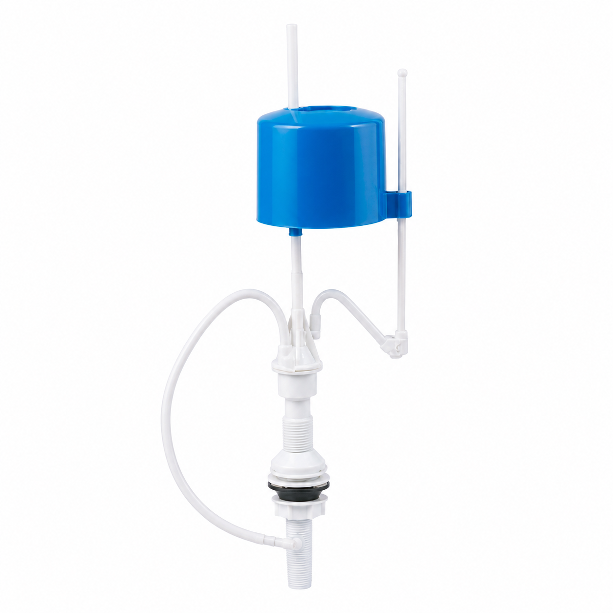 Universal Toilet Tank Ball Cock, Premium Water Inlet Fill Valve, Durable Float Valve, Gold-x