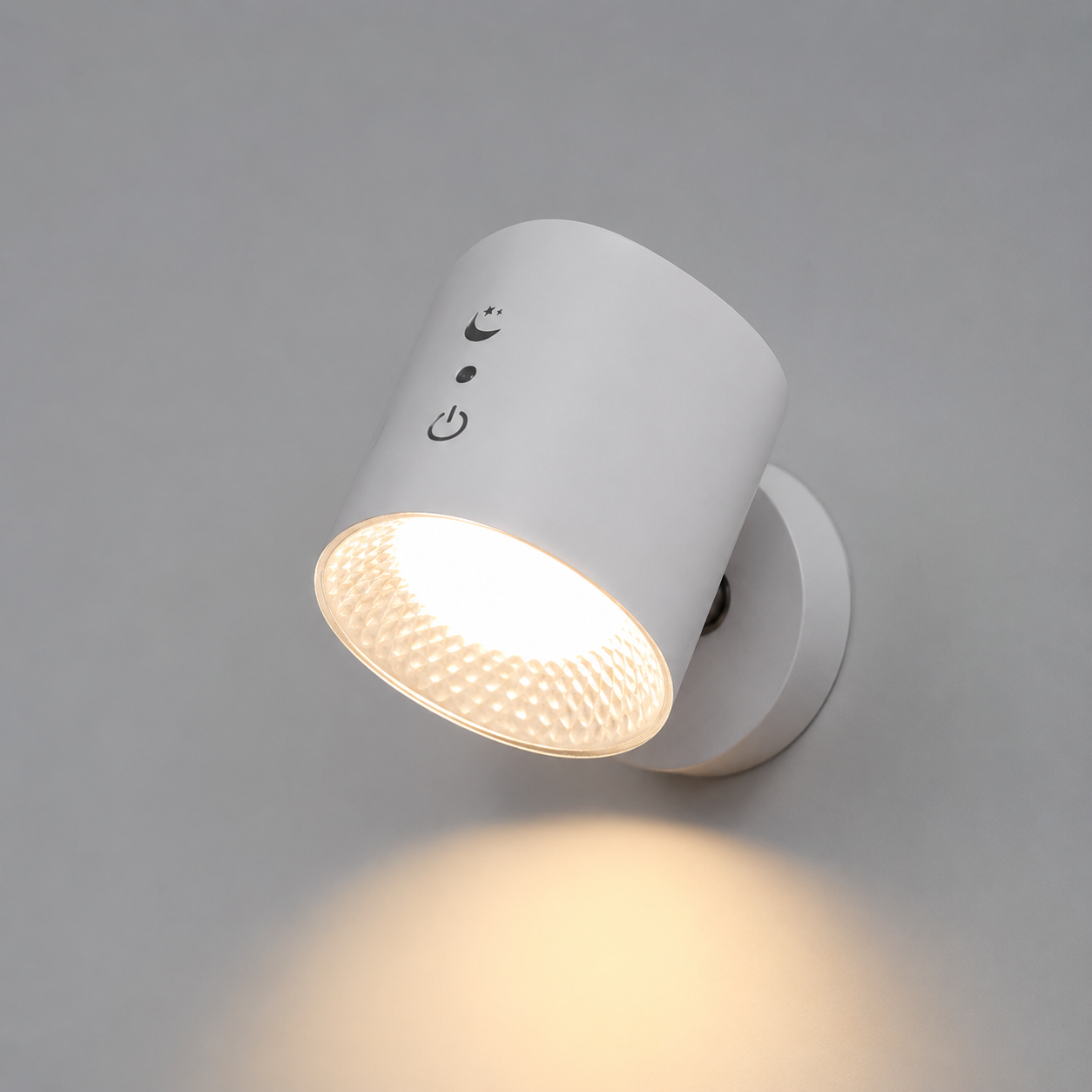 Magnetic Wall Lamp, Modern Rechargeable LED Wall Light with Detachable Magnetic Base, Cordless Dimmable Sconce