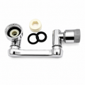 Faucet Splash Head, 360° Rotating Water Saving Tap Nozzle Aerator, Gold-x
