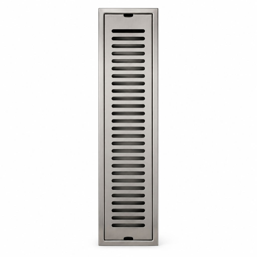 Stainless Steel Floor Drainer, Heavy Duty Linear Drain Cover (12"–24"), Gold-x