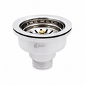PTMT Square Waste Coupling 4 Inch, Durable Bathroom Drain Waste Coupling, Gold-x