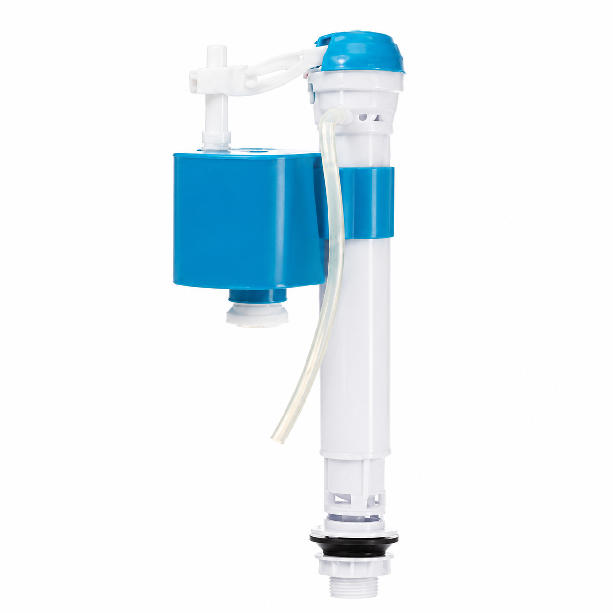 Universal Toilet Tank Ball Cock, Premium Water Inlet Fill Valve, Durable Float Valve, Gold-x
