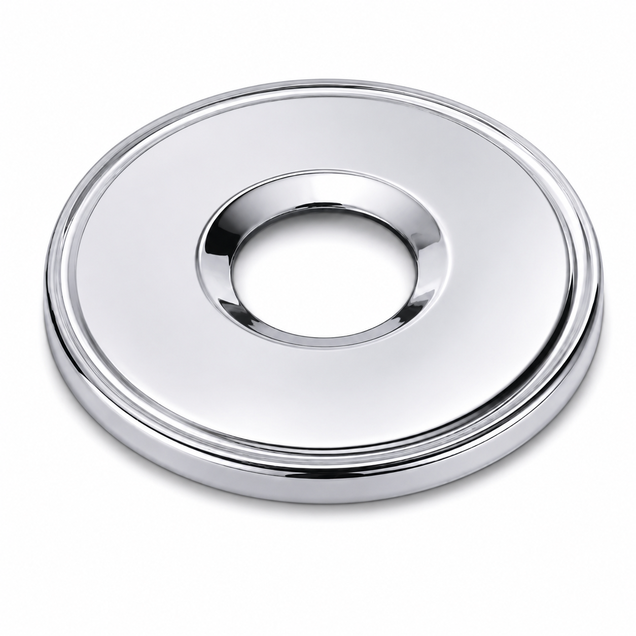 Stainless Steel Round Flange – SS Wall Flange for Shower Arm, Pipe & Bathroom Fittings, Gold-x