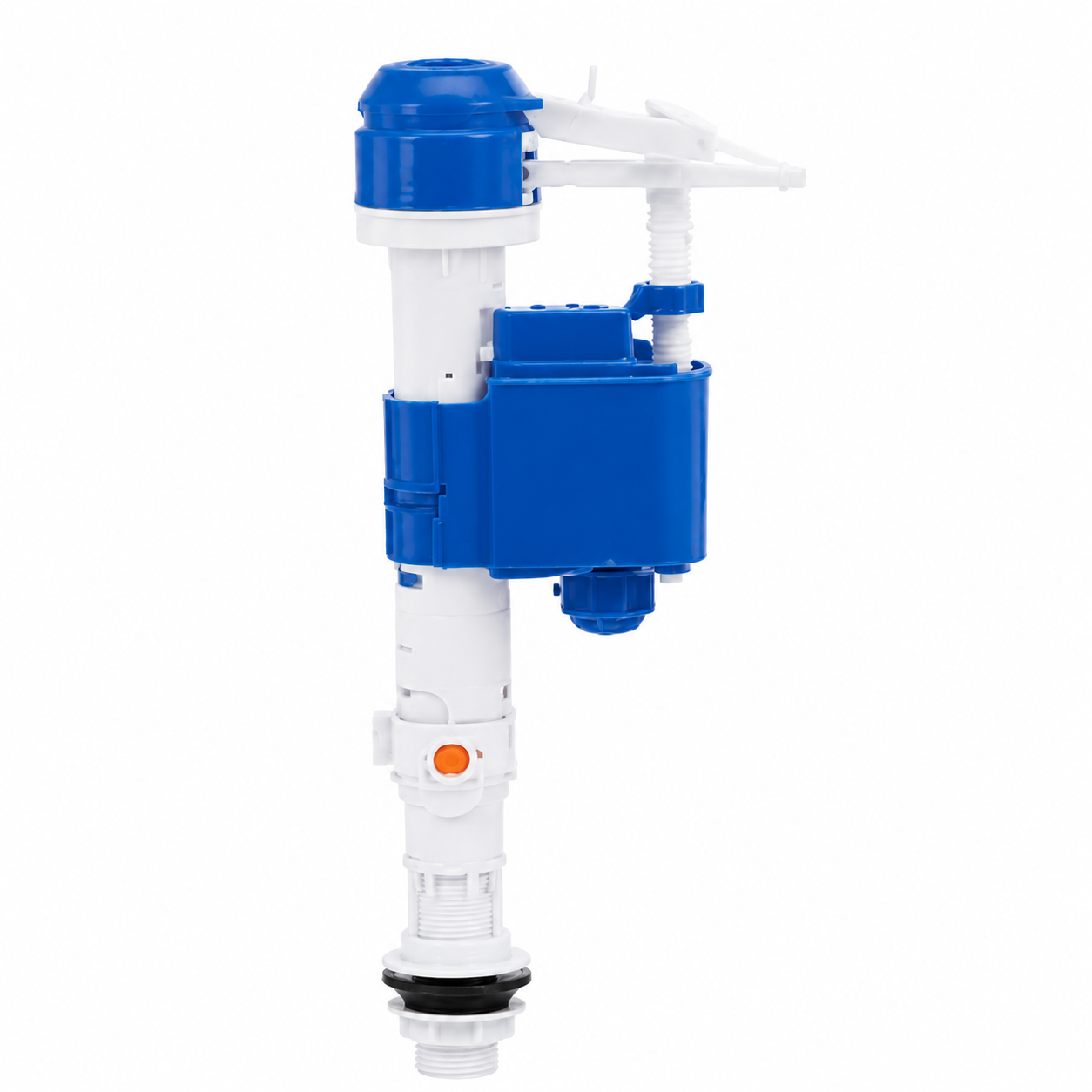 Universal Toilet Tank Ball Cock, Premium Water Inlet Fill Valve, Durable Float Valve, Gold-x