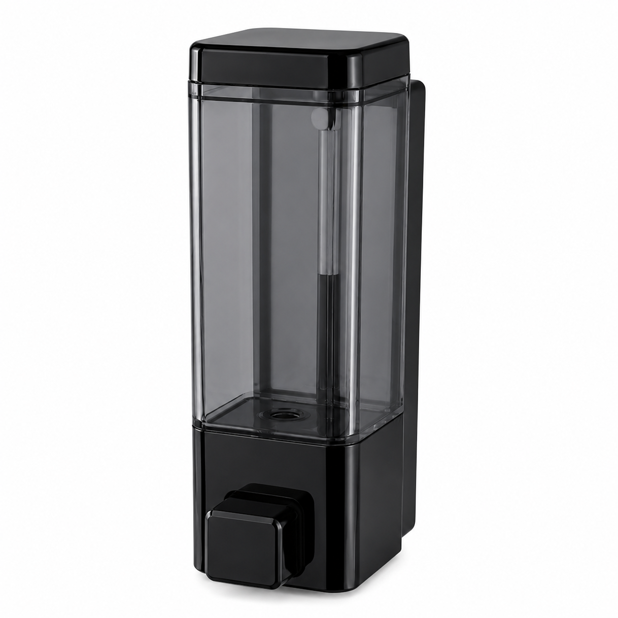 Small Wall Mount Soap Dispenser, Compact, ABS Soap Dispenser for Bathroom & Kitchen, Gold-x