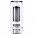 Capsul Wall Mount Soap Dispenser, Premium Liquid Soap Dispenser, ABS Bathroom & Kitchen Soap Dispenser, Gold-x