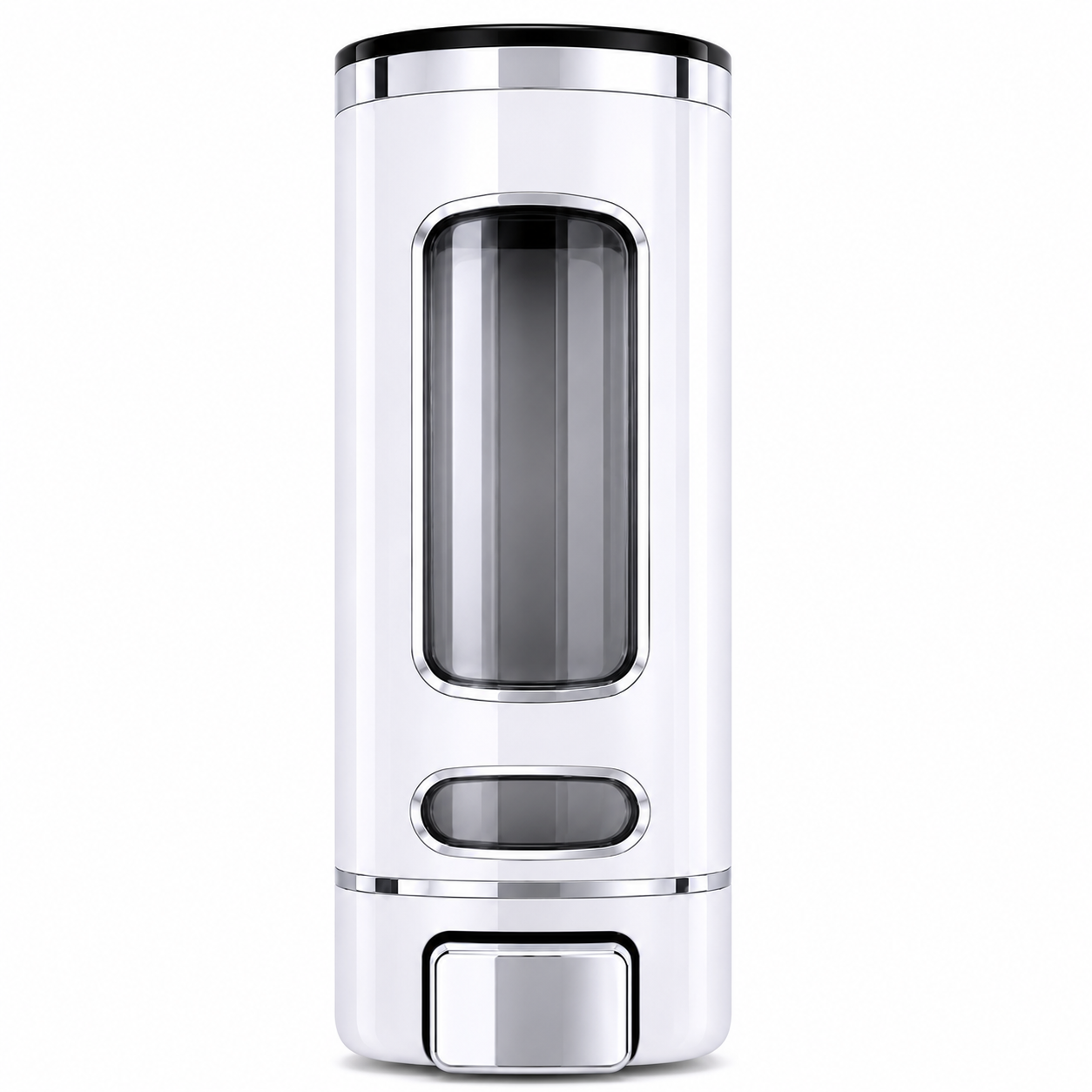 Capsul Wall Mount Soap Dispenser, Premium Liquid Soap Dispenser, ABS Bathroom & Kitchen Soap Dispenser, Gold-x