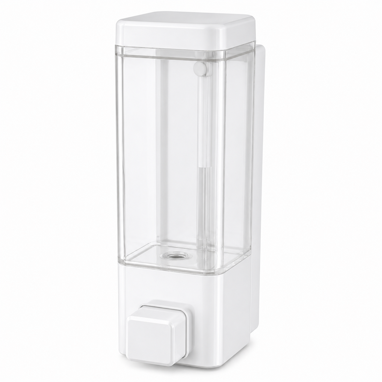 Small Wall Mount Soap Dispenser, Compact, ABS Soap Dispenser for Bathroom & Kitchen, Gold-x