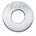 Pillar Cock Flenge – Stainless Steel Decorative Base Cover for Basin & Sink Pillar Taps, Gold-x