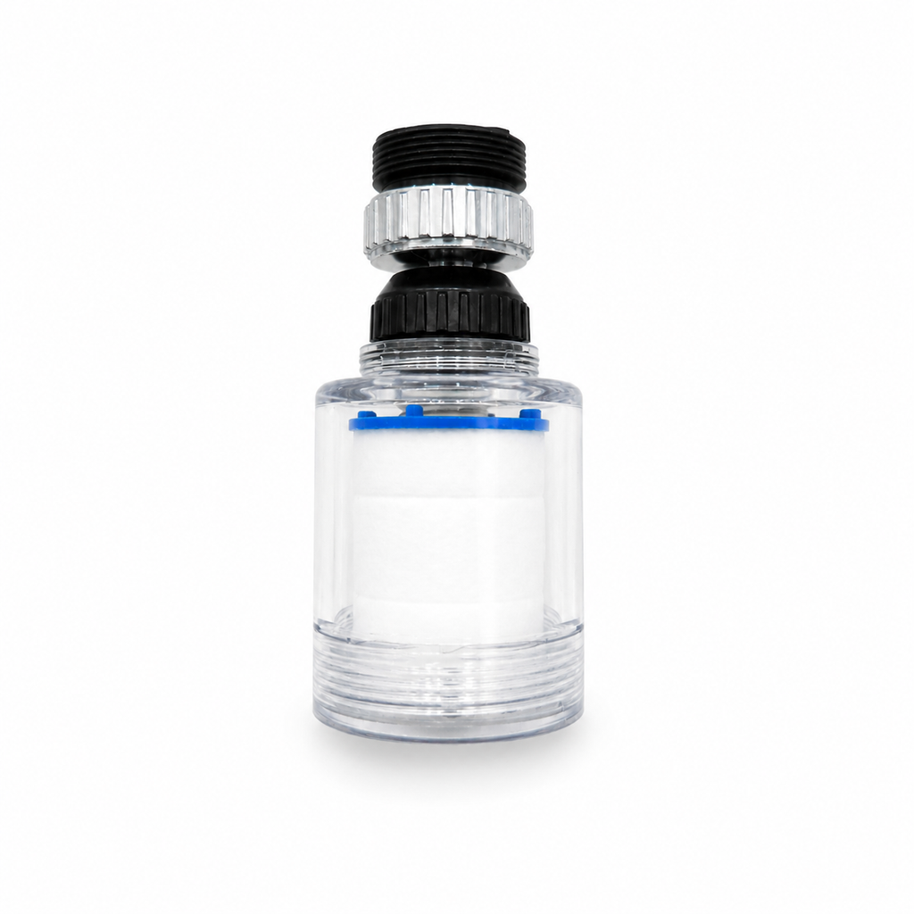 Tap Filter, Water Purifier Faucet Filter for Kitchen & Bathroom Taps, Gold-x
