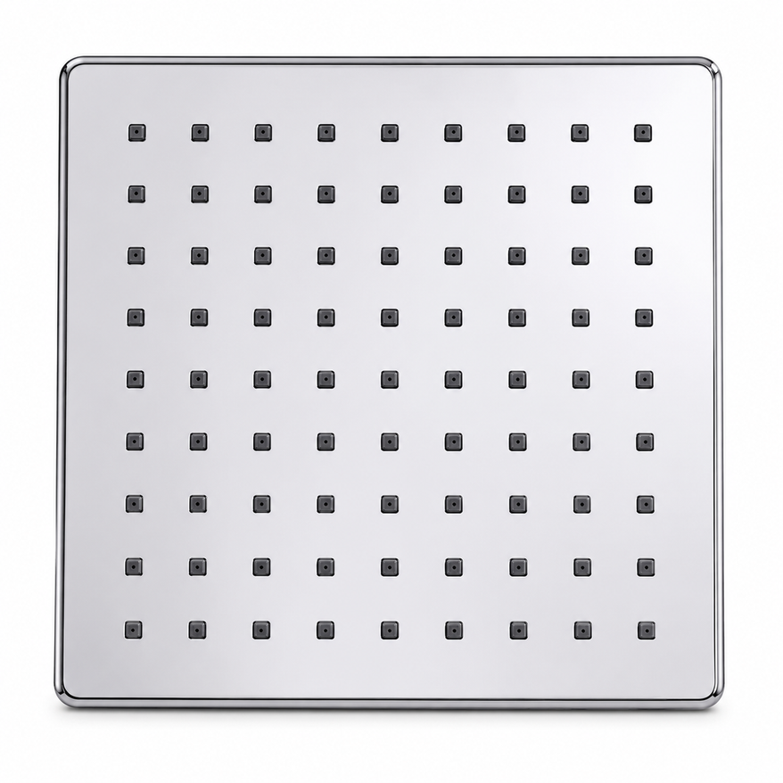 8" Elegant Stainless Steel Overhead Shower – Premium Chrome Finish, Gold-x