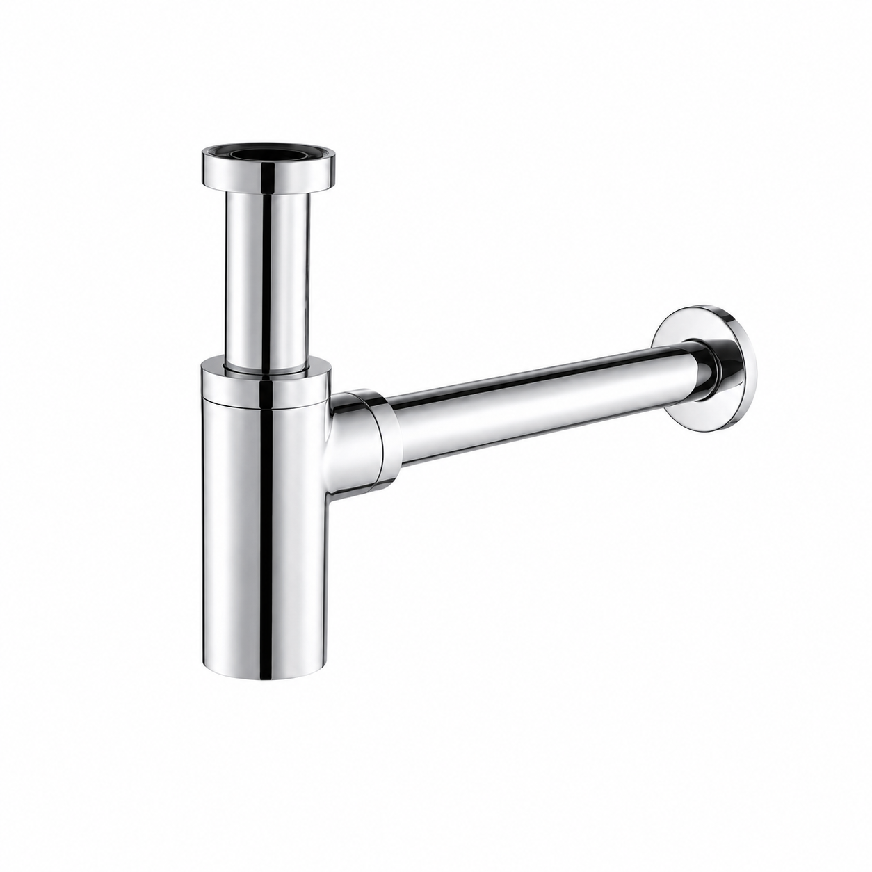 Bottle Trap with 12 Inch Pipe, Premium Brass Basin Waste Trap, Gold-x