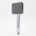 Hex 4" Square Overhead Shower with 9" Shower Arm – Premium ABS | Chrome Finish - Gold-x