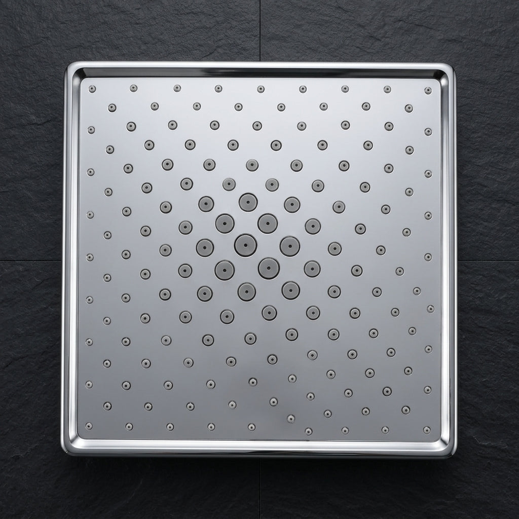 6" Magic Stainless Steel Overhead Shower – Premium Chrome Finish, Gold-x