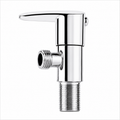 Stainless Steel Angle Valve, Premium Chrome Finish, Quarter Turn Shut-Off Valve, Leak-Proof Water Control for Health Faucets, Wash Basins & Toilets, Gold-x
