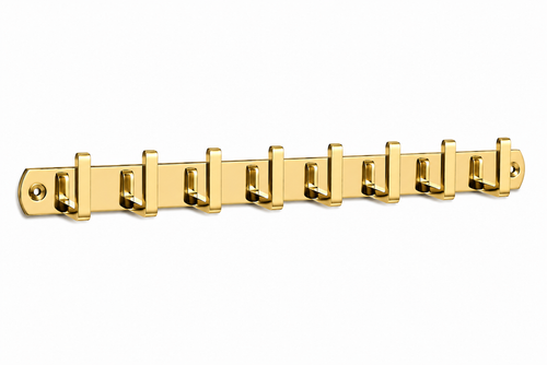 Cloth Hook 8 Point Aluminium - Gold-x
