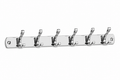 Italia 6 Point Cloth Hook, Premium Stainless Steel Wall Hook, Heavy Duty Multi-Hook for Bathroom - Gold-x