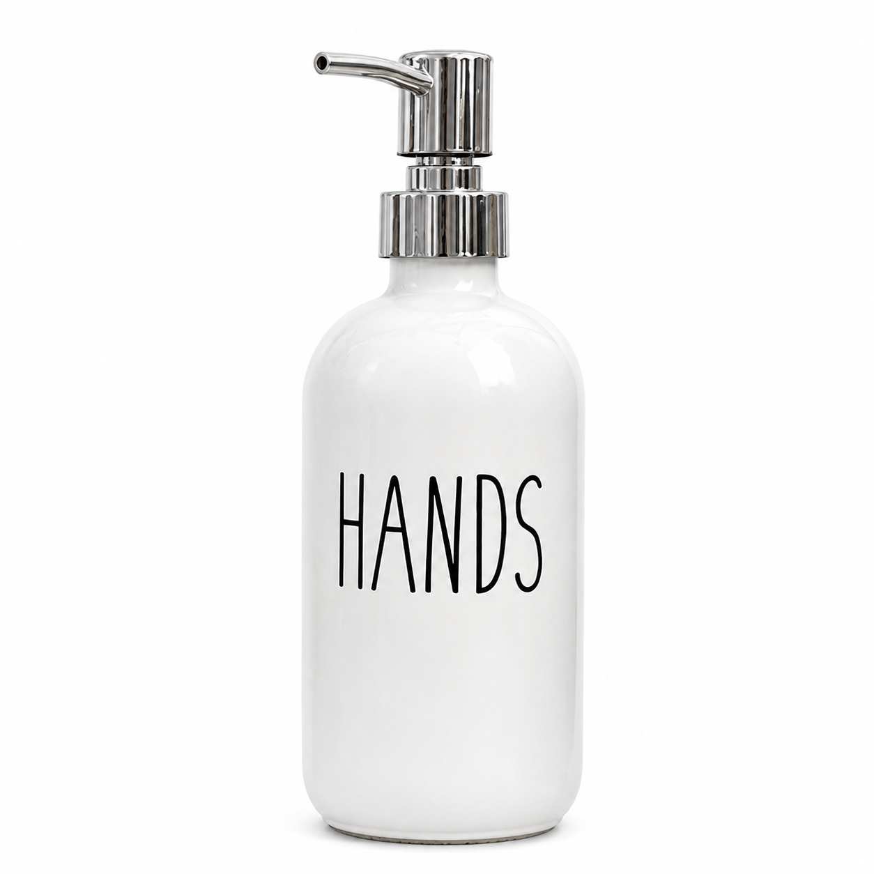Glass & Ceramic Soap Dispenser | Random Design & Color | Bathroom & Kitchen Lotion Pump, Gold-x