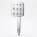 Jaguar 4" Square Overhead Shower with 9" Shower Arm – Premium ABS | Chrome Finish - Gold-x