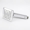 Mist Flow 4" Square Overhead Shower with 9" Shower Arm – Premium Stainless Steel, Chrome Finish, Gold-x