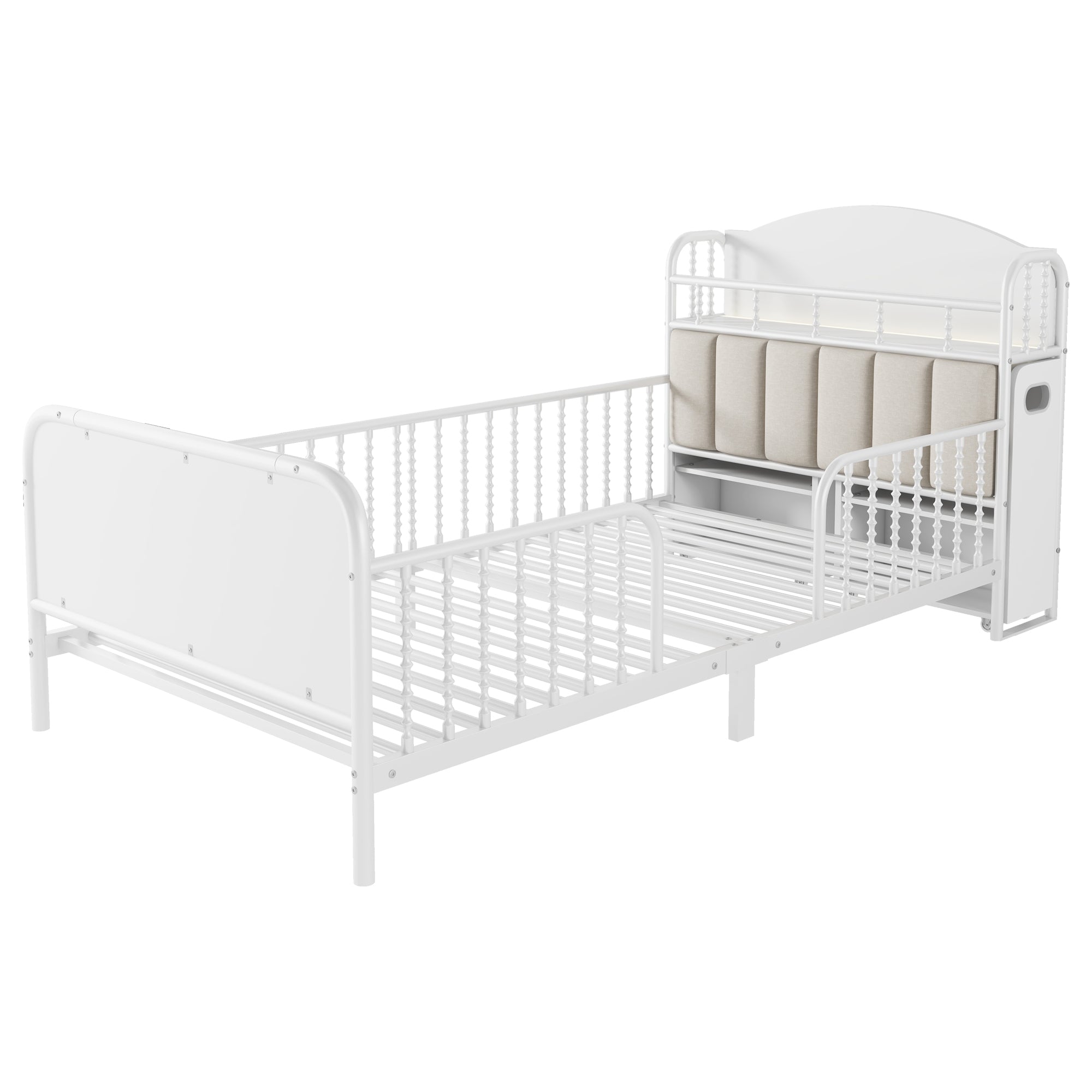 Twin Size Metal Platform Bed