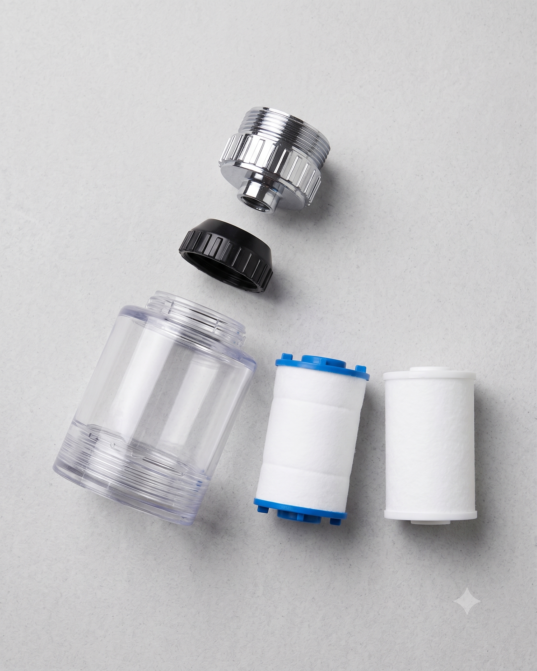 Tap Filter, Water Purifier Faucet Filter for Kitchen & Bathroom Taps, Gold-x