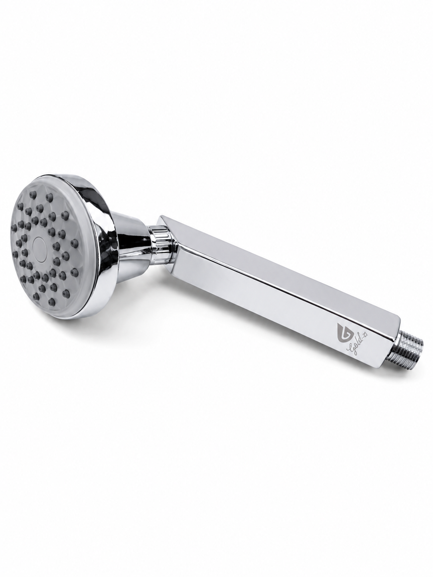 Torch ABS Hand Shower – Premium Chrome Finish | Lightweight Handheld Shower Head - Gold-x