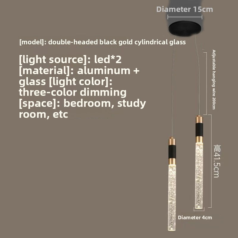 Modern Crystal Pendant Light, Luxury LED Hanging Ceiling Light for Kitchen Island, Dining Room & Living Room, Gold-x