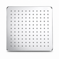 6" Kollar Stainless Steel Overhead Shower – Premium Chrome Finish, Gold-x