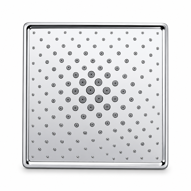 6" Magic Stainless Steel Overhead Shower – Premium Chrome Finish, Gold-x
