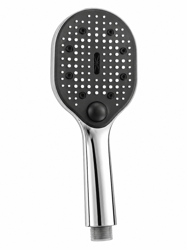HoneyKomb Mist Premium Hand Shower Set, Multi-Flow Chrome Finish, Complete Set with Wall Hook & 1.5m Premium Hose, Gold-x