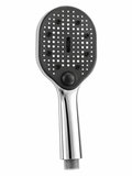 HoneyKomb Mist Premium Hand Shower Set, Multi-Flow Chrome Finish, Complete Set with Wall Hook & 1.5m Premium Hose, Gold-x