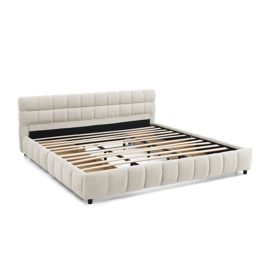 King Size Upholstered Bed