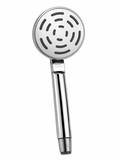 Round Premium Hand Shower Set, High-Pressure Chrome Finish, Complete Set with Wall Hook & 1.5m Premium Hose, Gold-x