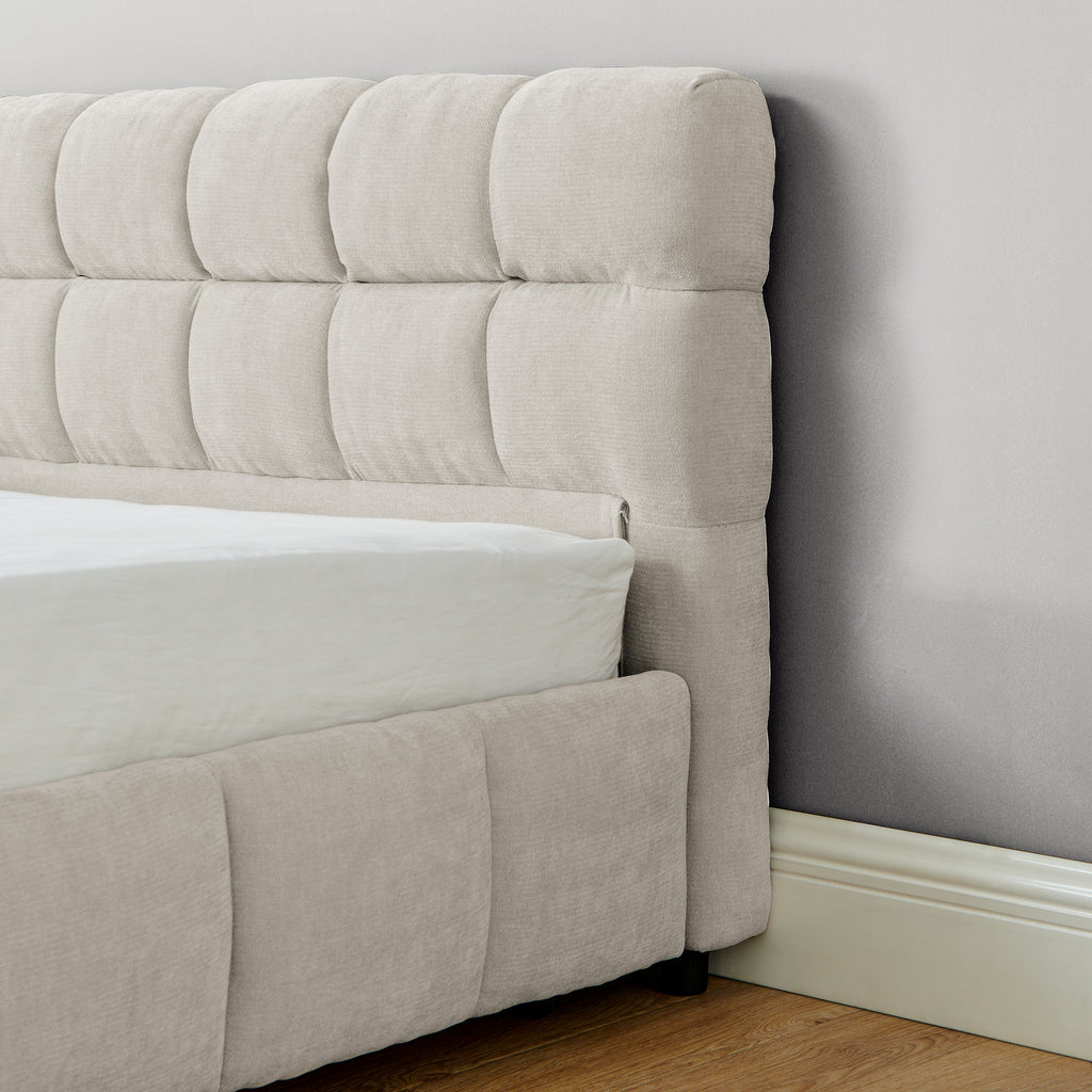 King Size Upholstered Bed