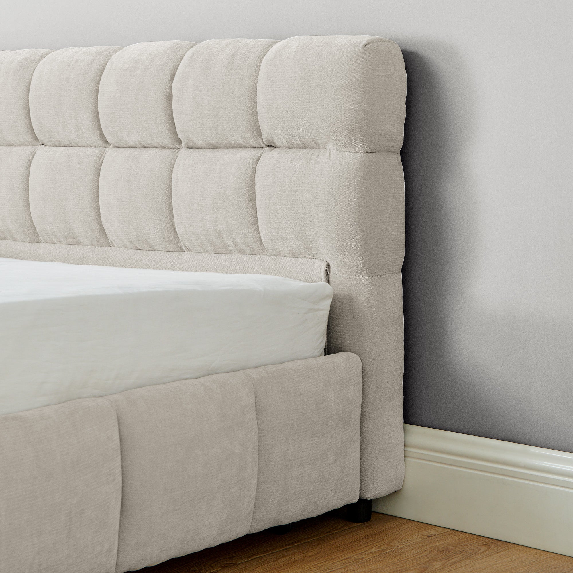 King Size Upholstered Bed