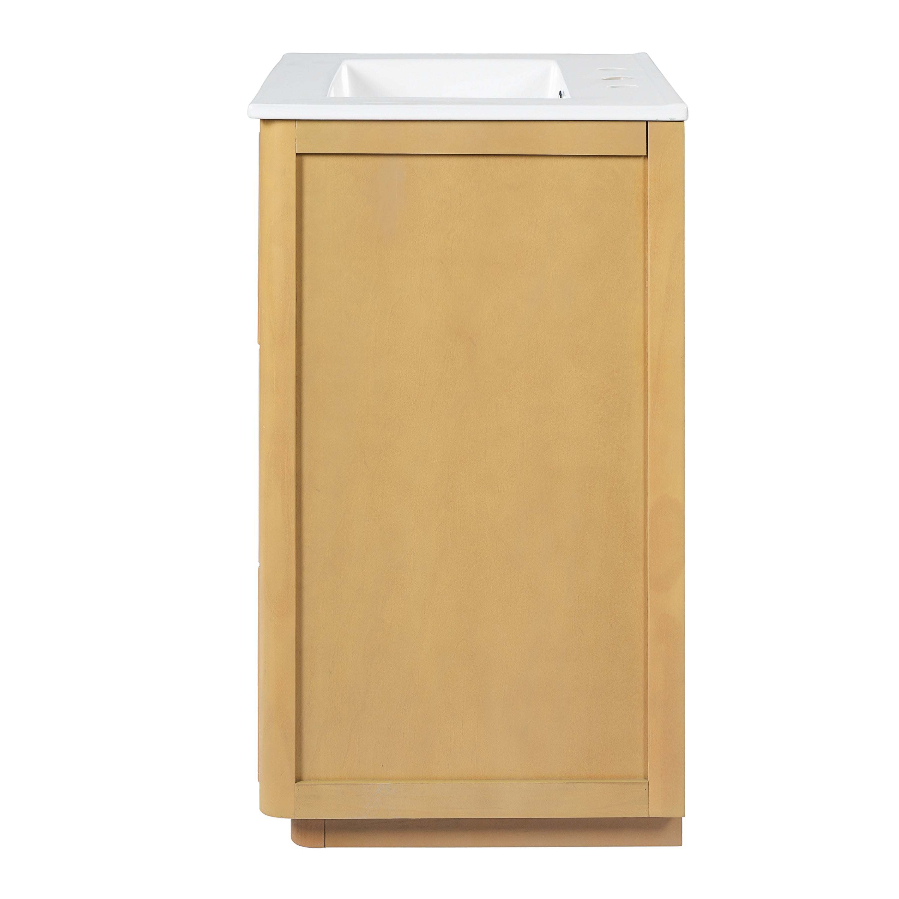 24” Modern Bathroom Vanity With Ceramic Sink