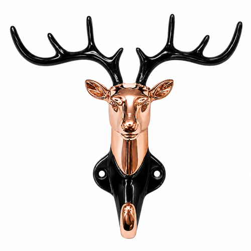 Deer Key Holder Wall Hook – Gold-x