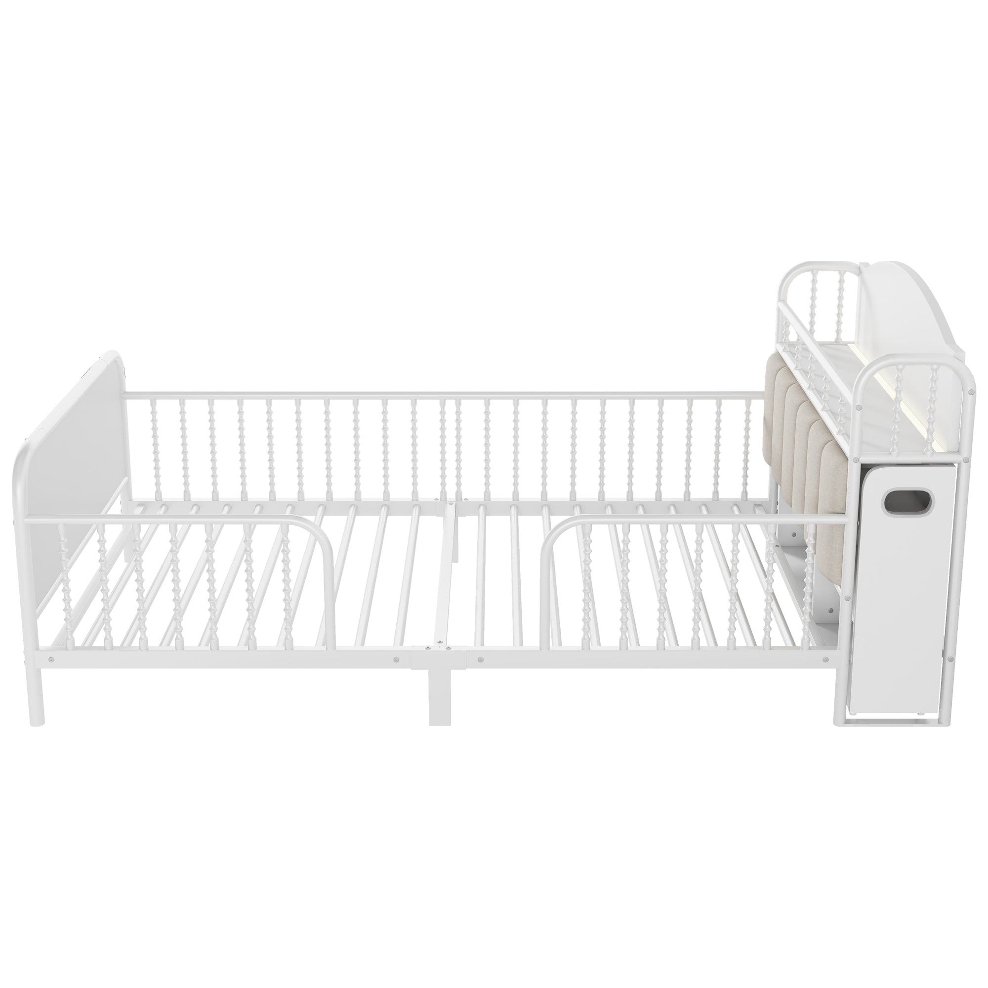 Twin Size Metal Platform Bed