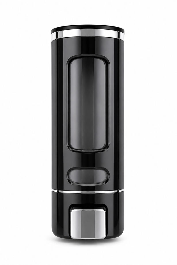 Capsul Wall Mount Soap Dispenser, Premium Liquid Soap Dispenser, ABS Bathroom & Kitchen Soap Dispenser, Gold-x
