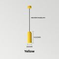Modern Minimalist Cylindrical Pendant Light, Nordic Hanging Ceiling Lamp for Kitchen, Dining Room, Bedroom & Living Room