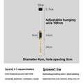 Modern Crystal Pendant Light, Luxury LED Hanging Ceiling Light for Kitchen Island, Dining Room & Living Room, Gold-x