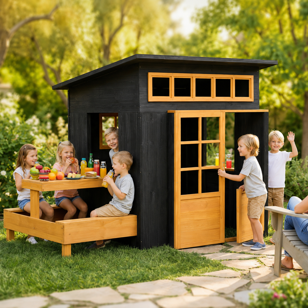 Wooden Kids Playhouse