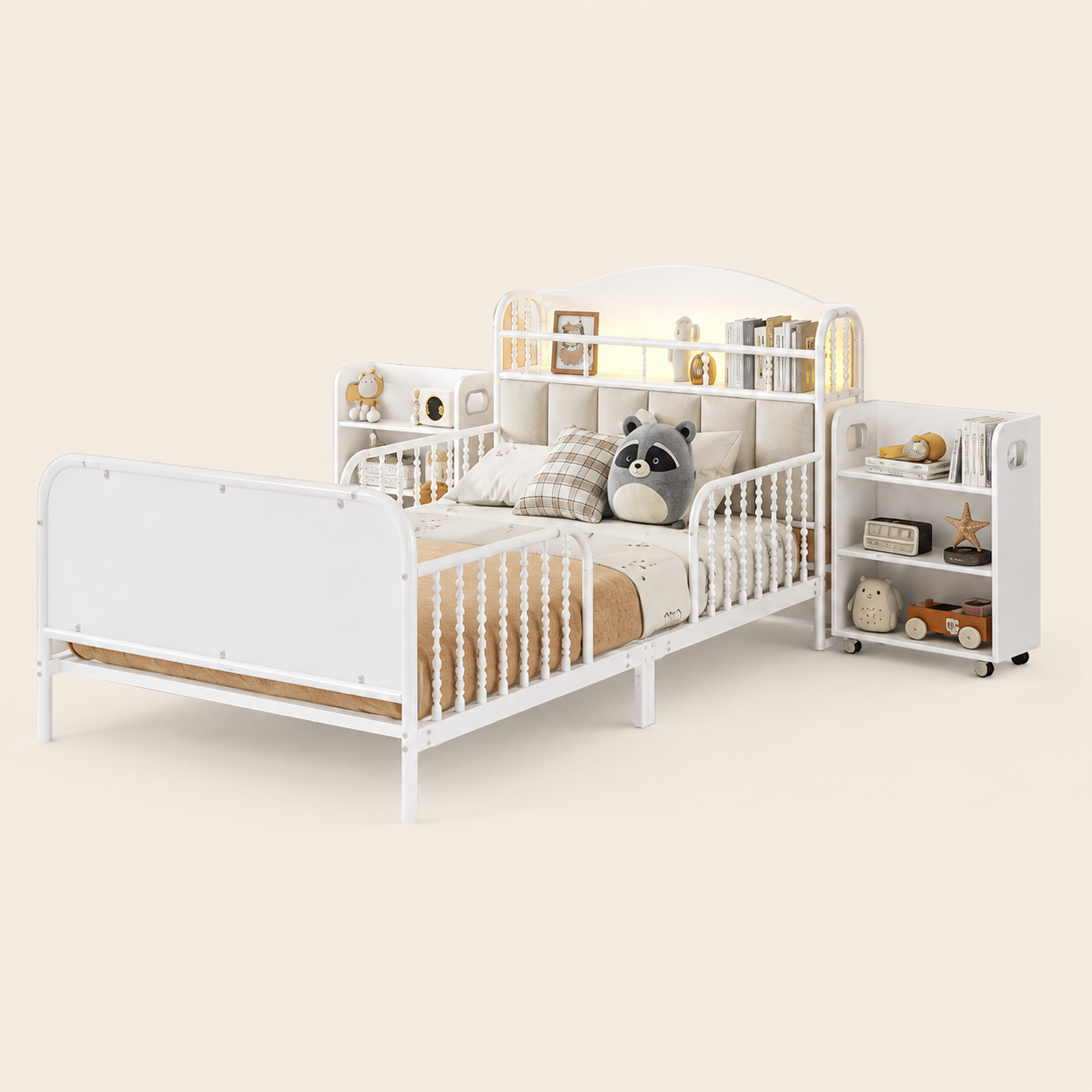 Twin Size Metal Platform Bed